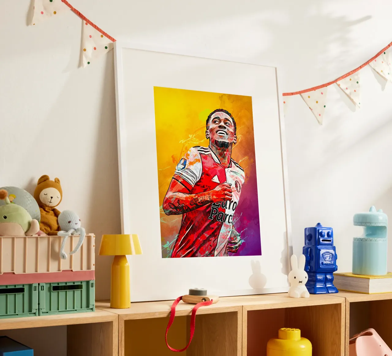 Reiss Nelson poster con telaio in plastica da tenten
