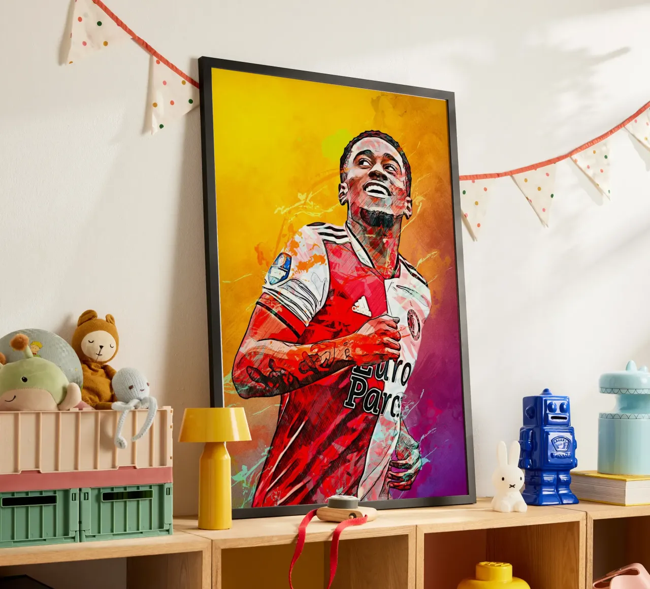 Reiss Nelson poster con telaio in plastica da tenten