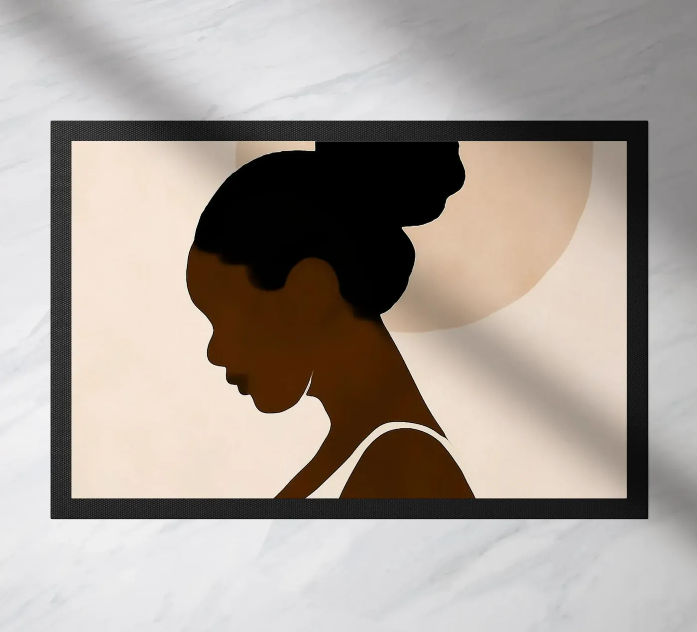 Afro aura deurmat van Mathudace Créas