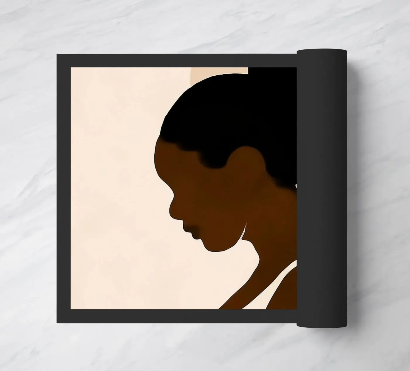 Afro aura deurmat van Mathudace Créas