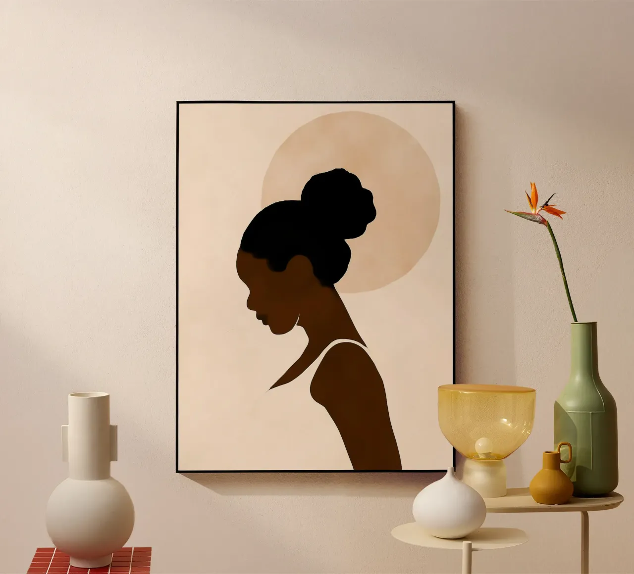 Afro aura plexiglass da Mathudace Créas