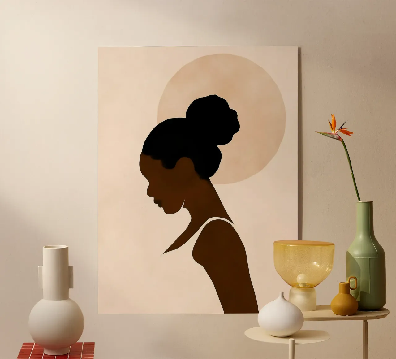 Afro aura plexiglass da Mathudace Créas