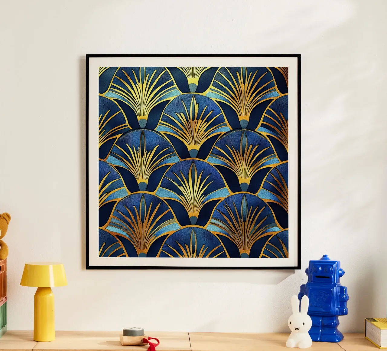 Art Deco "Echoes of Artful Eras" poster da Nikis Art Studio