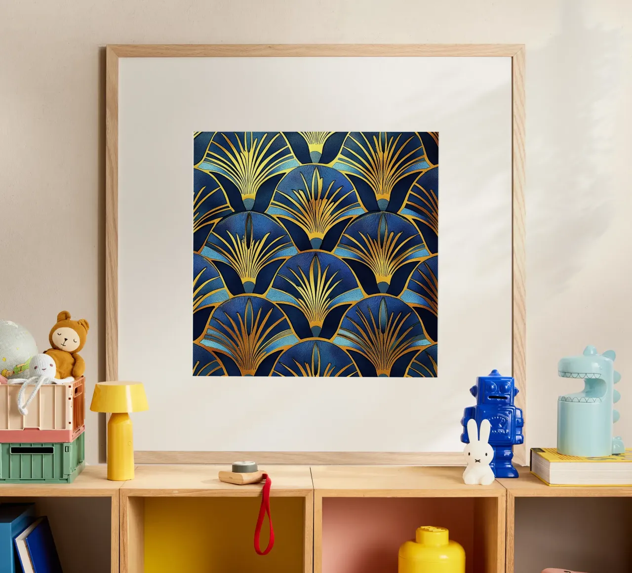 Art Deco "Echoes of Artful Eras" poster da Nikis Art Studio