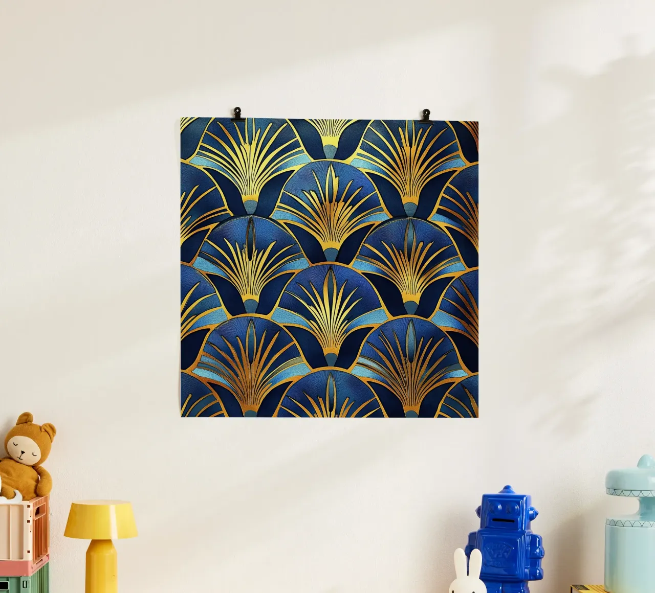 Art Deco "Echoes of Artful Eras" poster da Nikis Art Studio