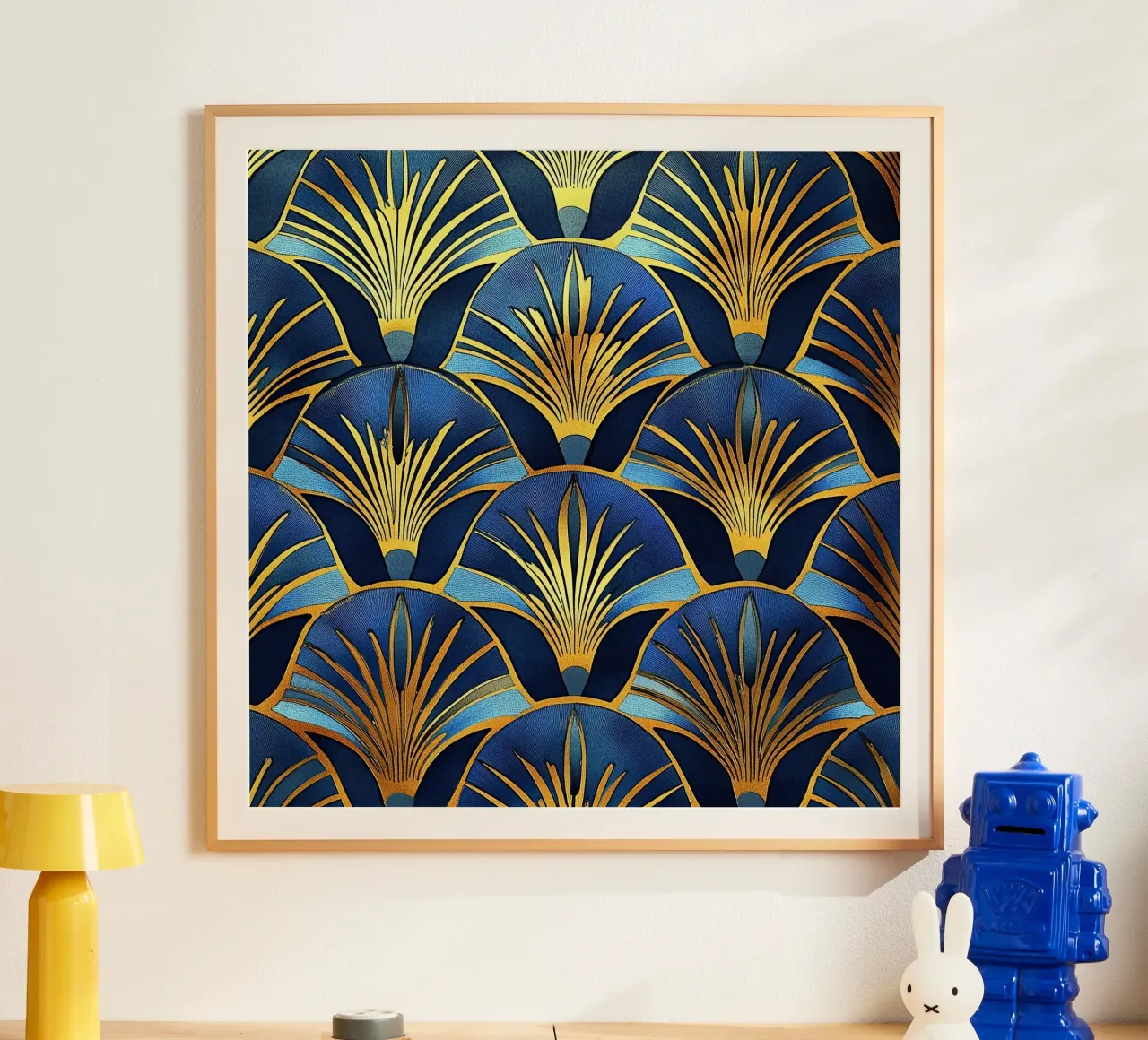 Art Deco "Echoes of Artful Eras" poster da Nikis Art Studio