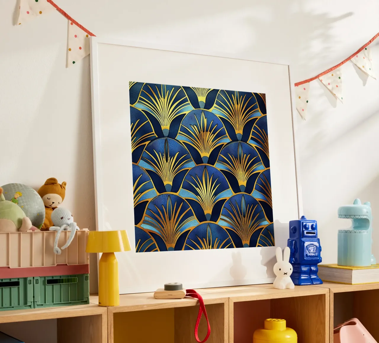 Art Deco "Echoes of Artful Eras" poster da Nikis Art Studio