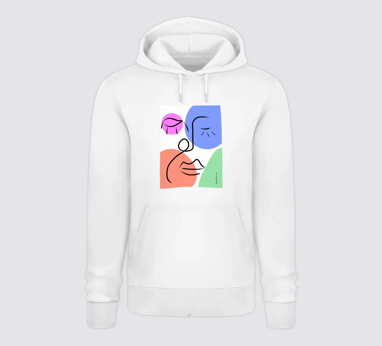 Soft Geometry felpa con cappuccio da Mike Leymi