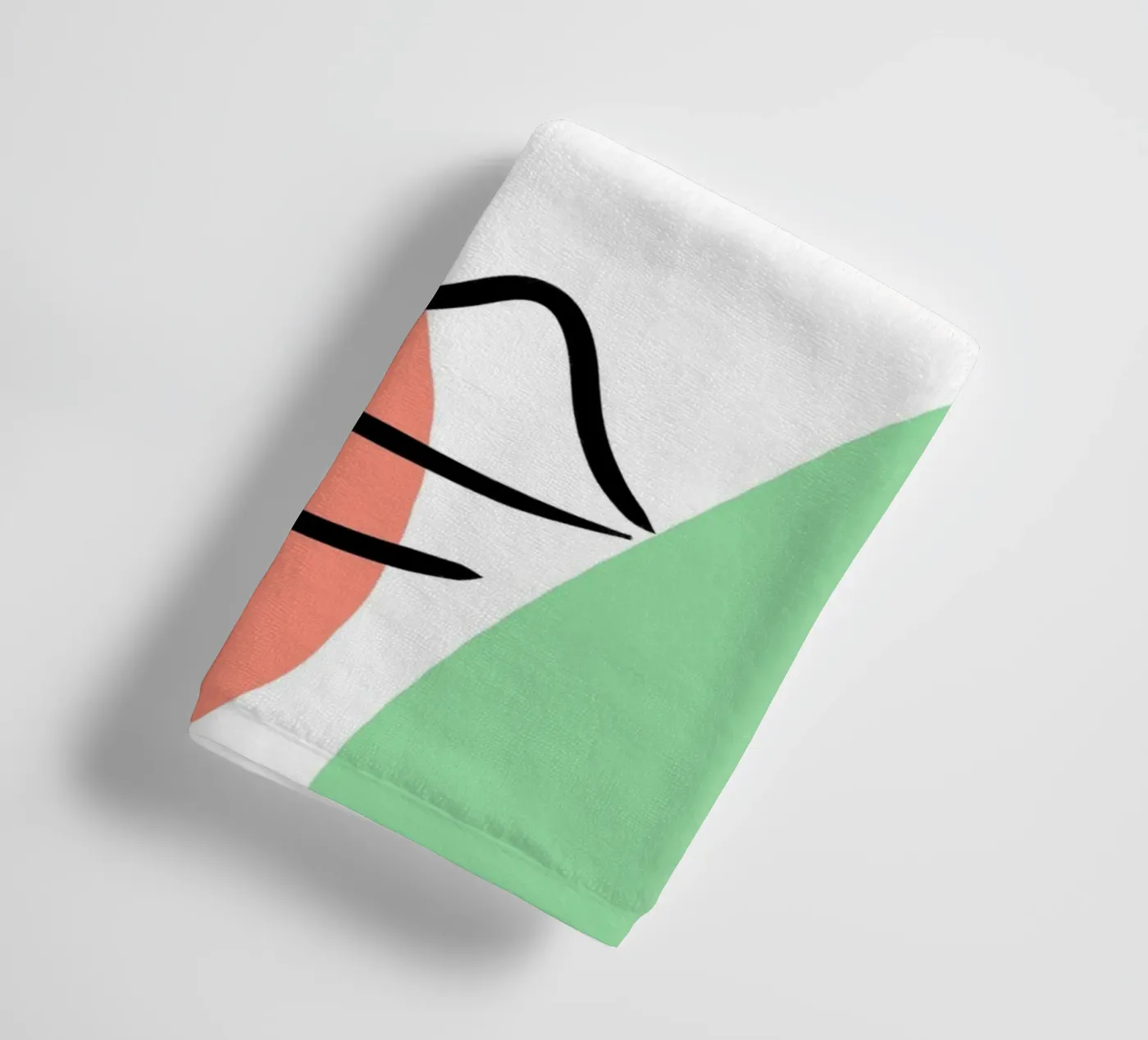 Soft Geometry badhanddoek van Mike Leymi