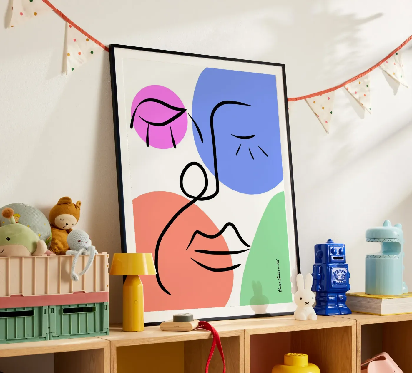 Soft Geometry poster da Mike Leymi