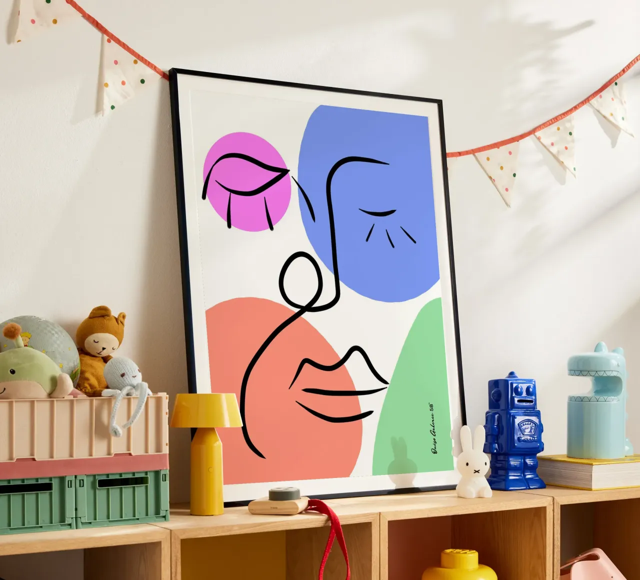 Soft Geometry poster by Mike Leymi