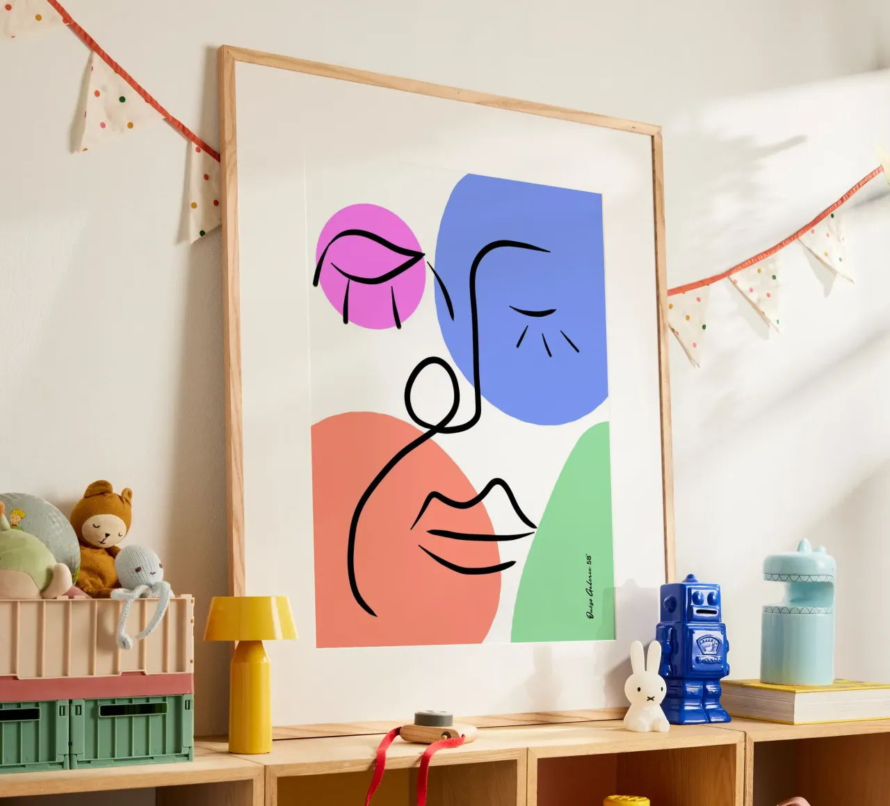 Soft Geometry poster by Mike Leymi