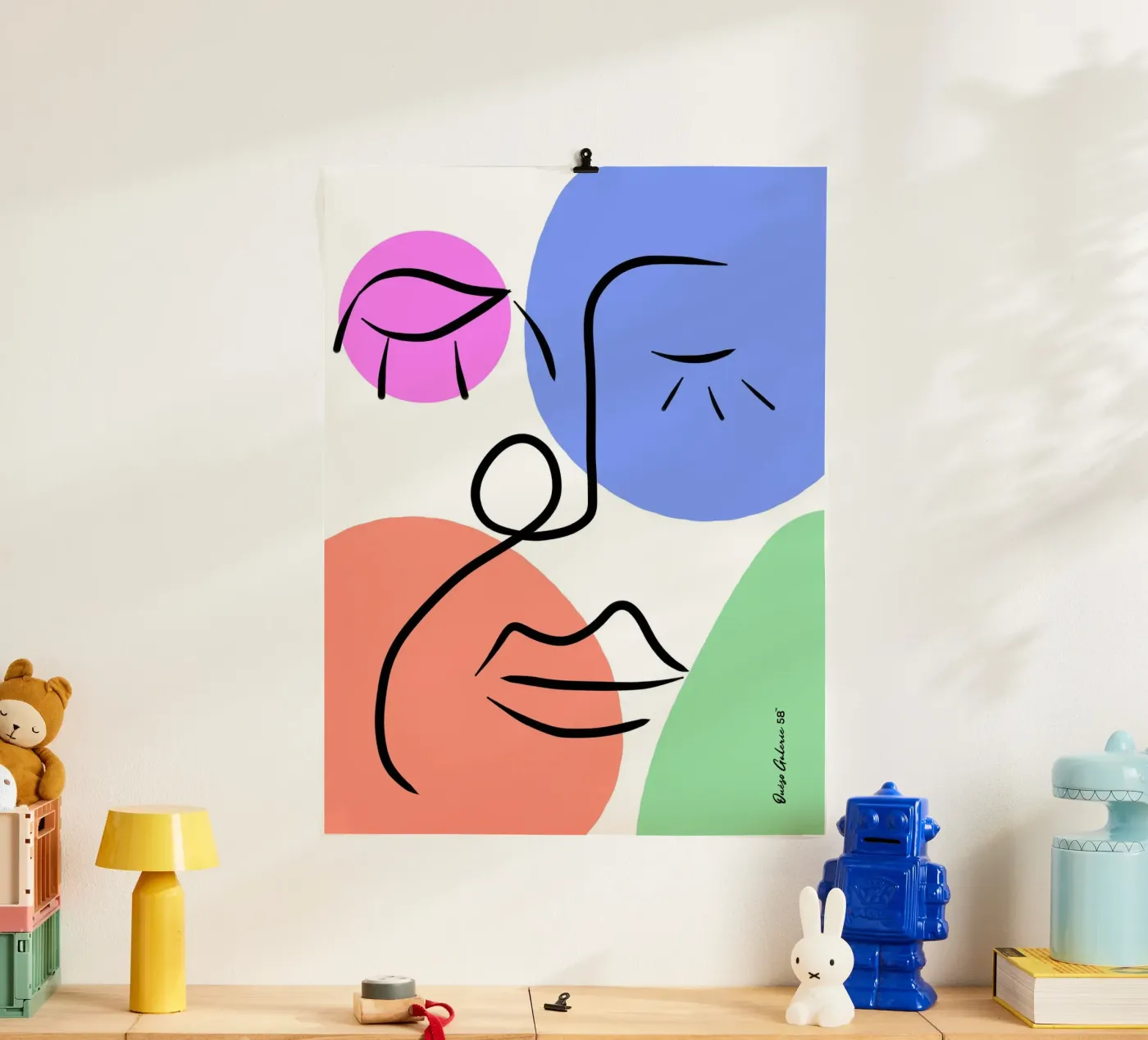 Soft Geometry poster da Mike Leymi