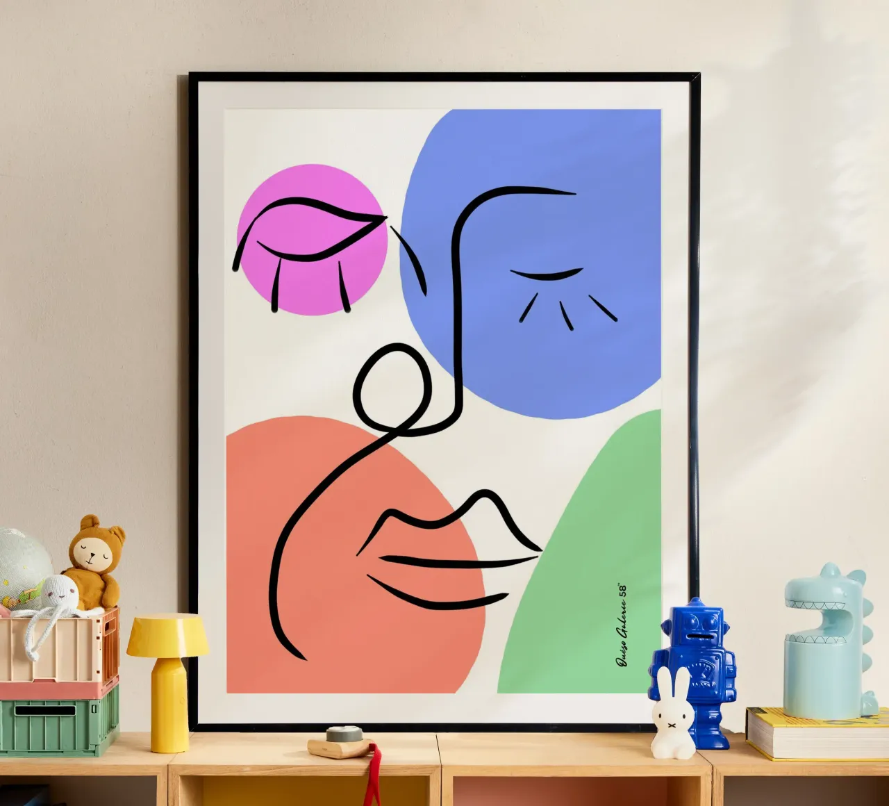 Soft Geometry poster by Mike Leymi