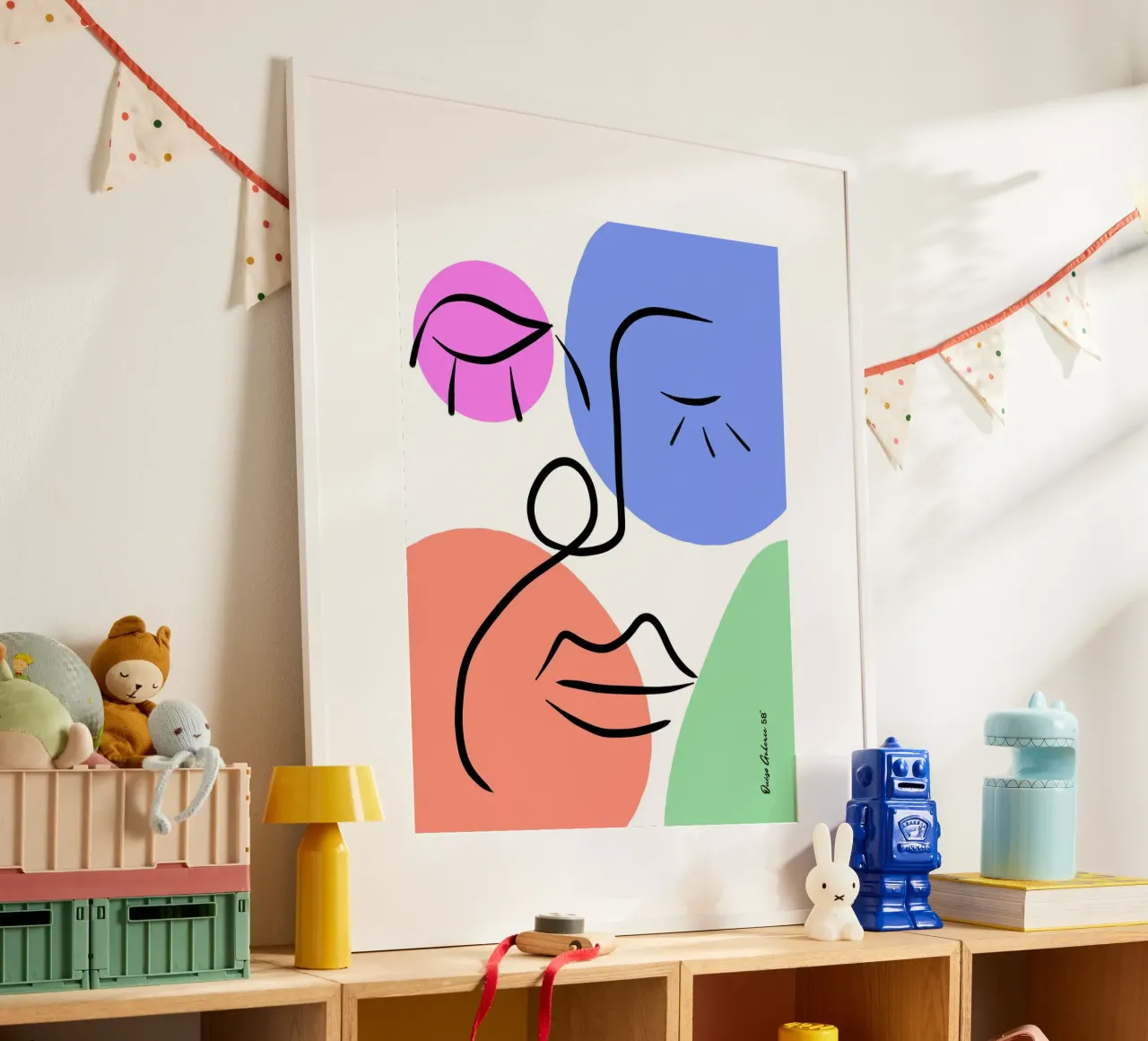 Soft Geometry poster by Mike Leymi