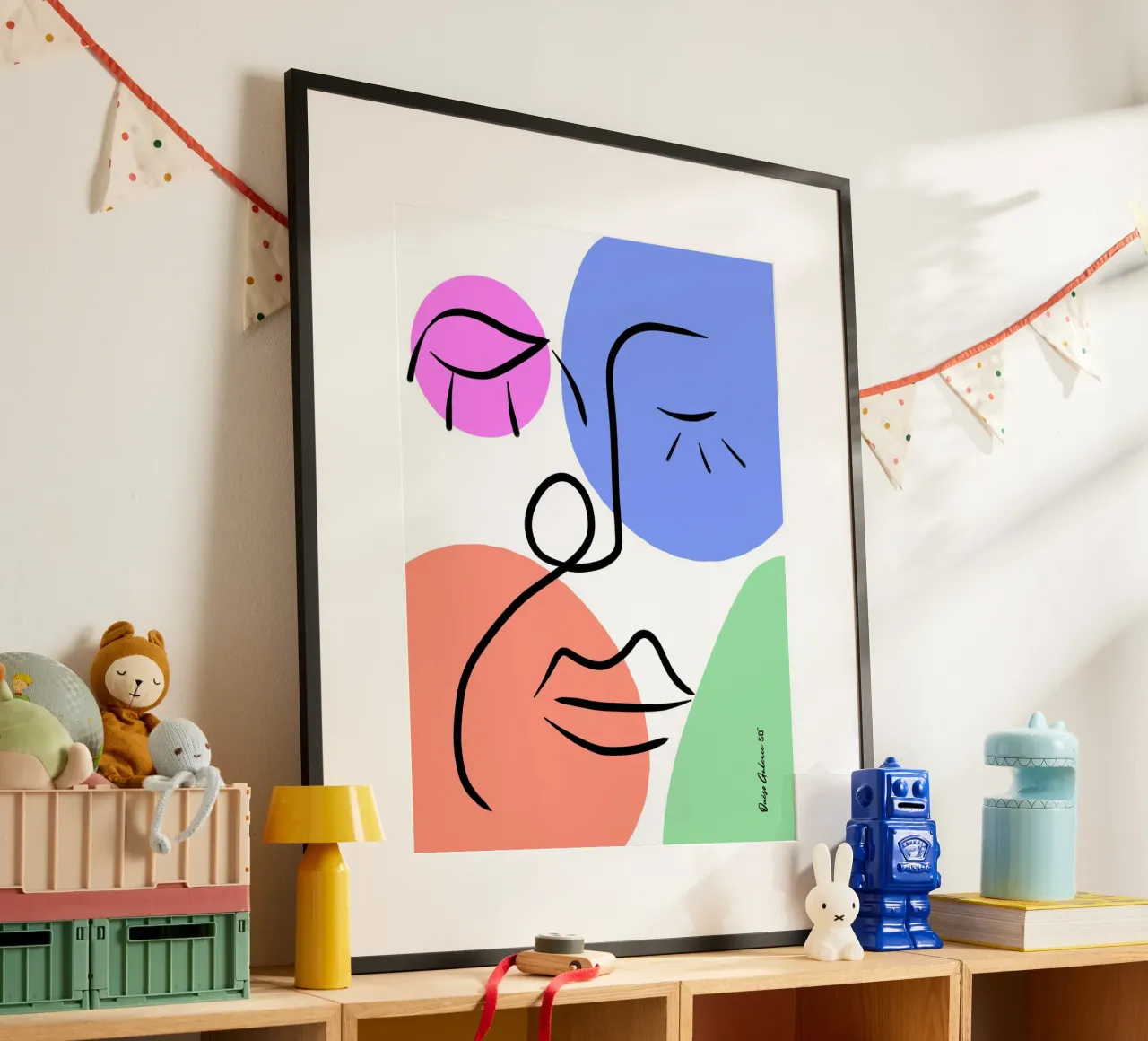 Soft Geometry poster by Mike Leymi