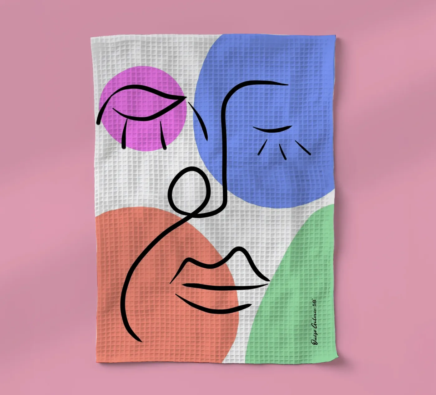Soft Geometry torchon de Mike Leymi