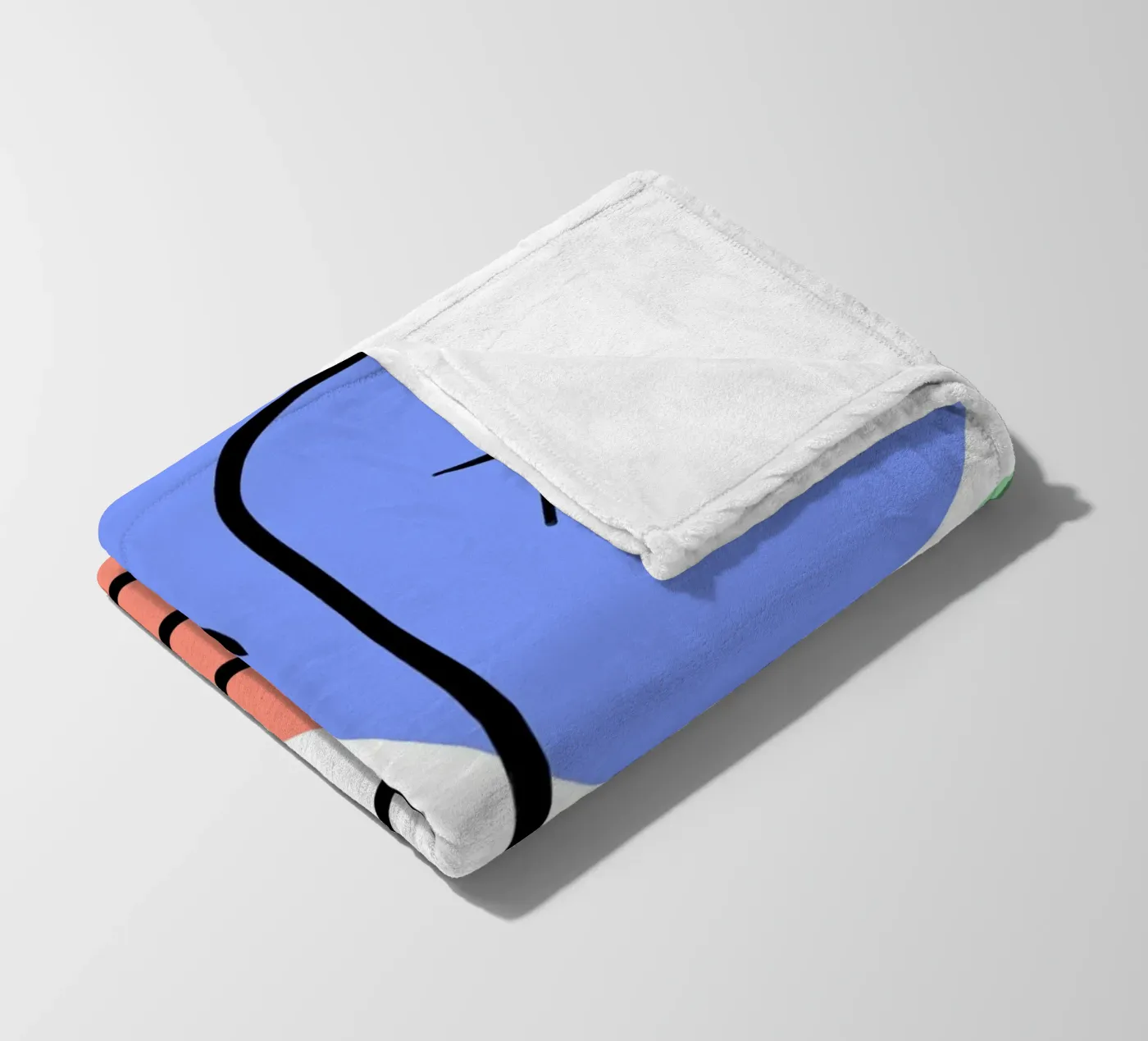 Soft Geometry Fleecedecke von Mike Leymi