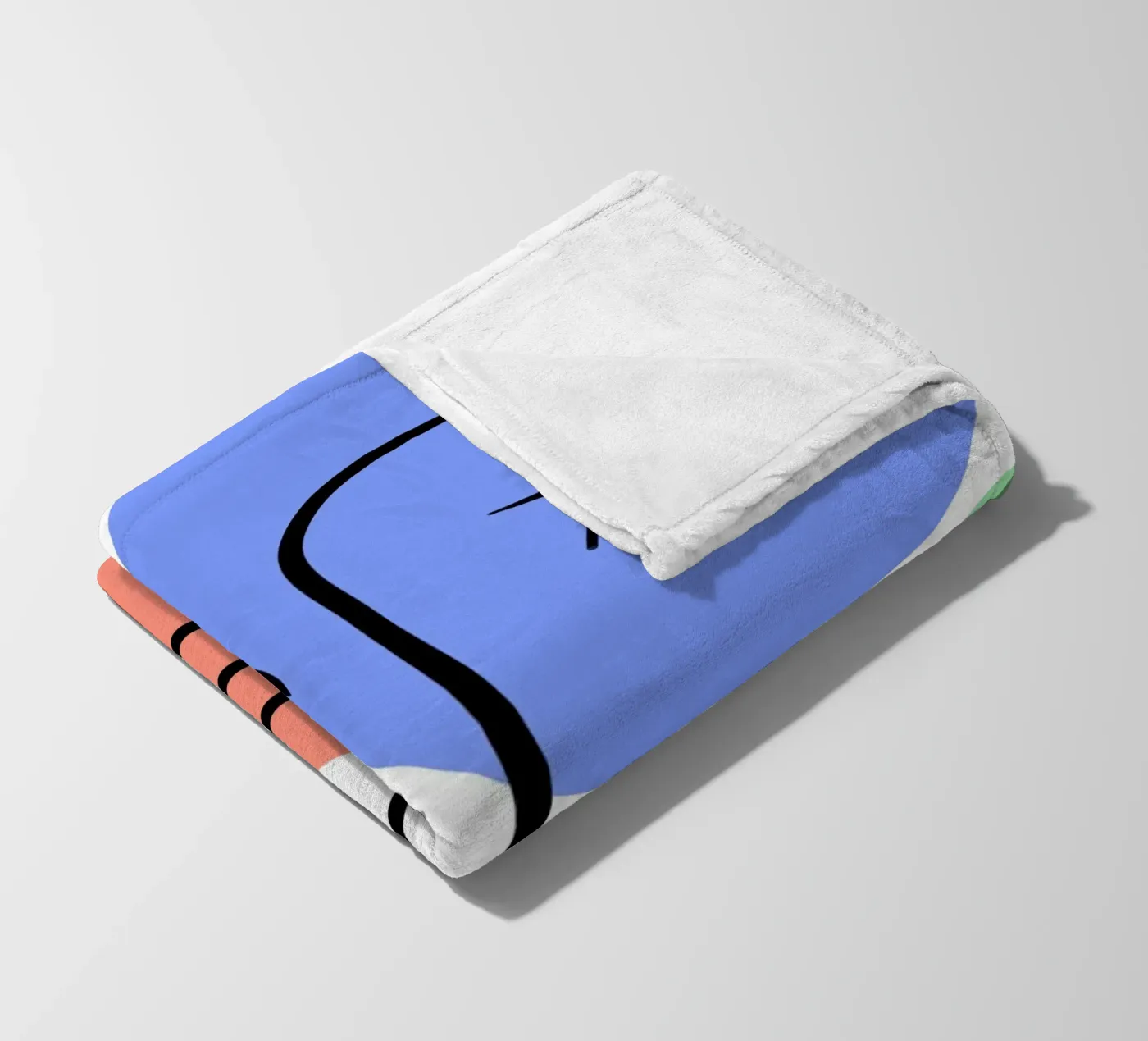 Soft Geometry Fleecedecke von Mike Leymi