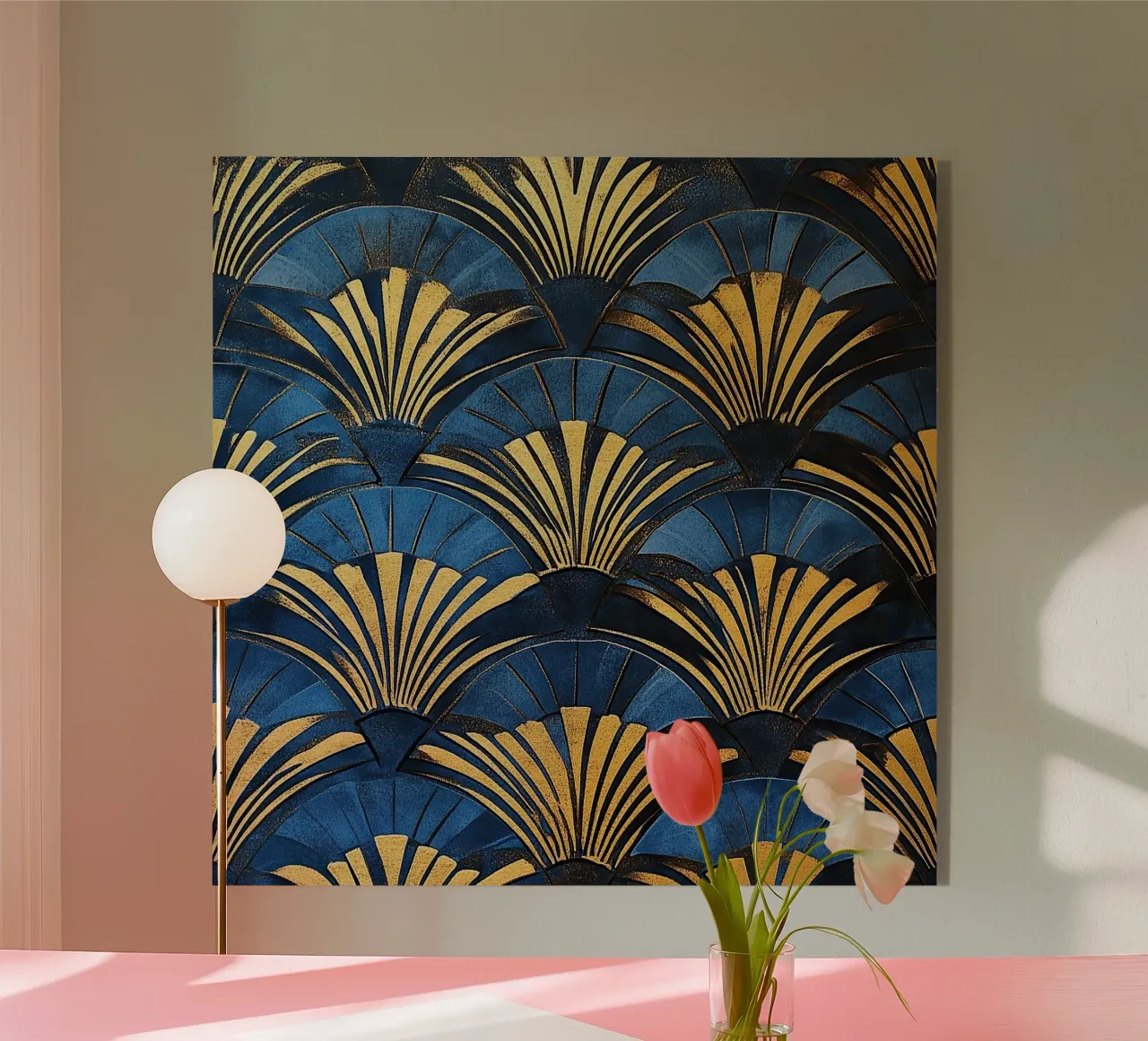 Art déco "Gatsby’s Canvas" plexiglass da Nikis Art Studio