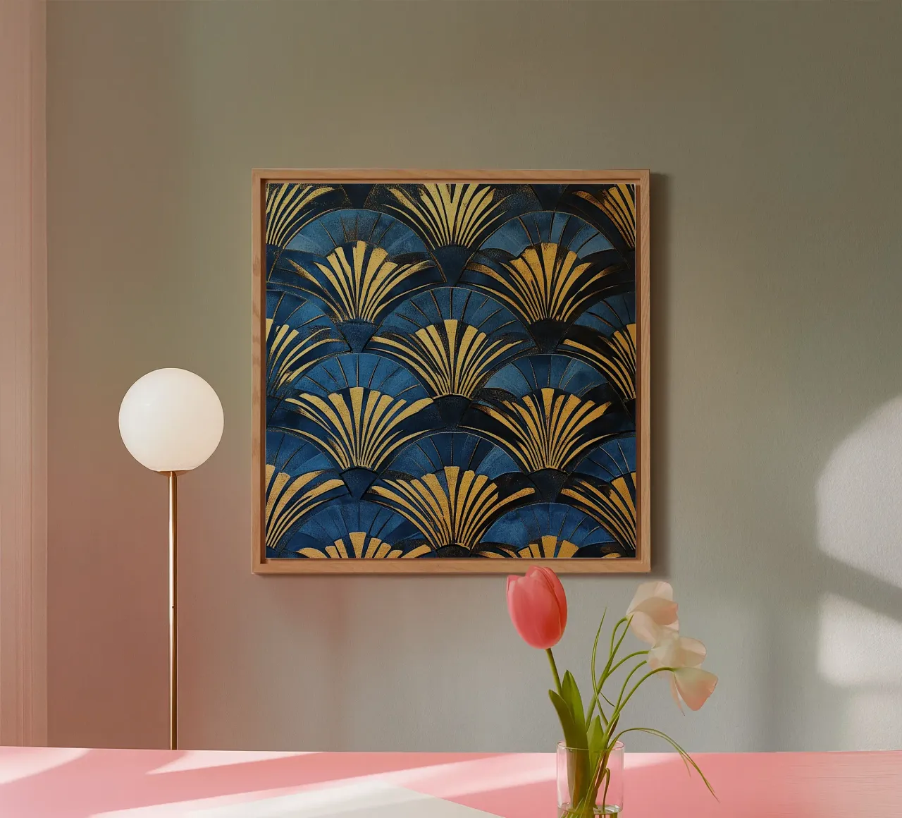 Art déco "Gatsby’s Canvas" alluminio dibond da Nikis Art Studio