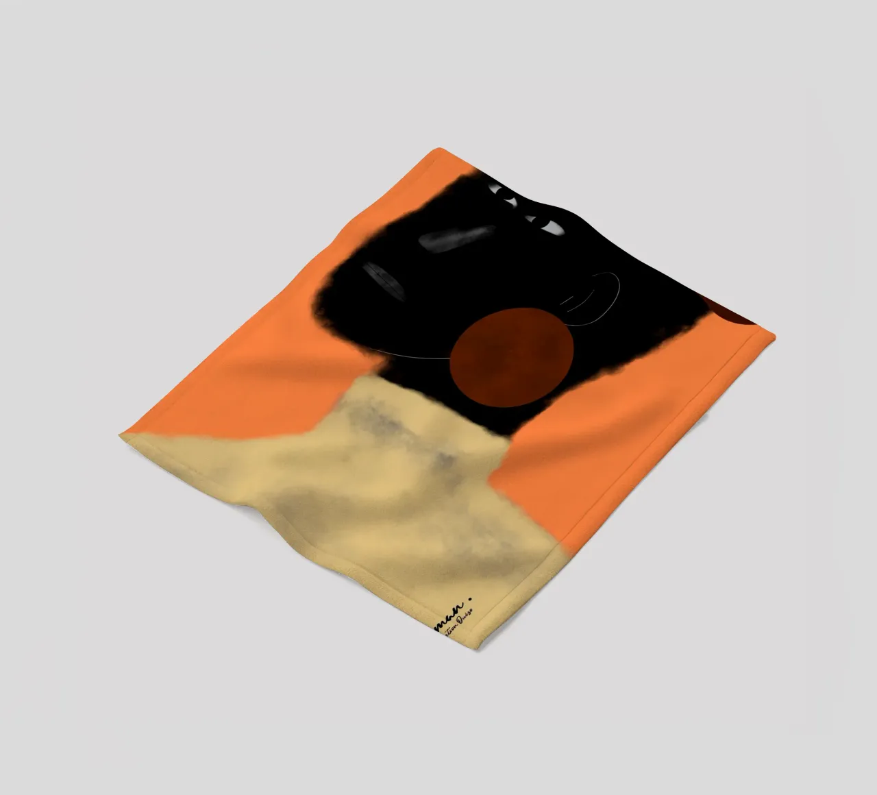 Afro Harmony Fleecedecke von Mathudace Créas