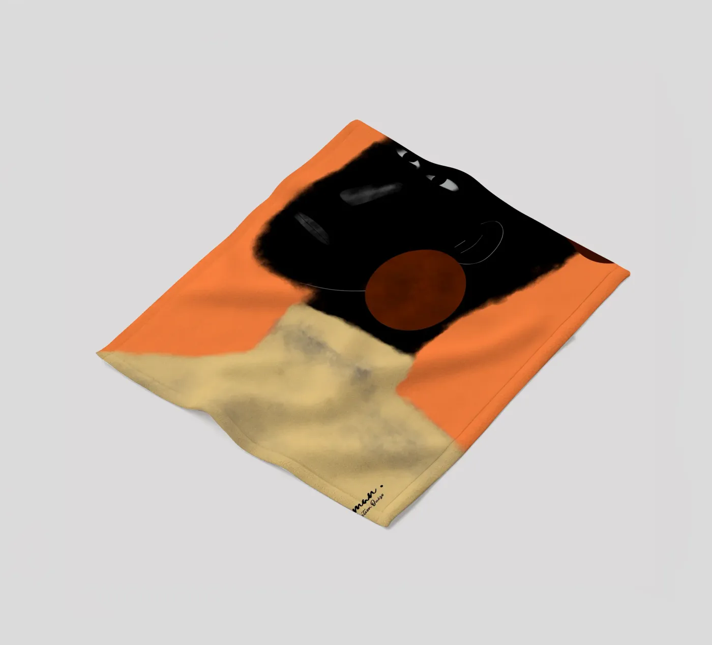 Afro Harmony fleecedeken van Mathudace Créas