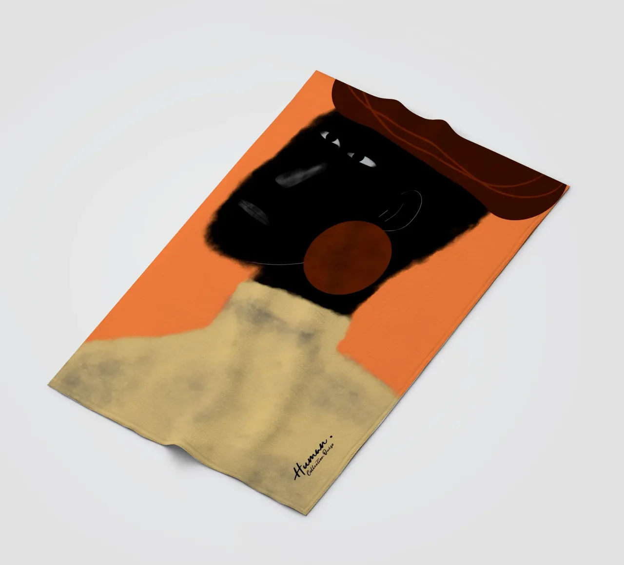 Afro Harmony Fleecedecke von Mathudace Créas