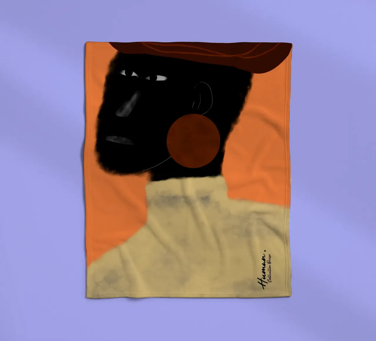 Afro Harmony Fleecedecke von Mathudace Créas