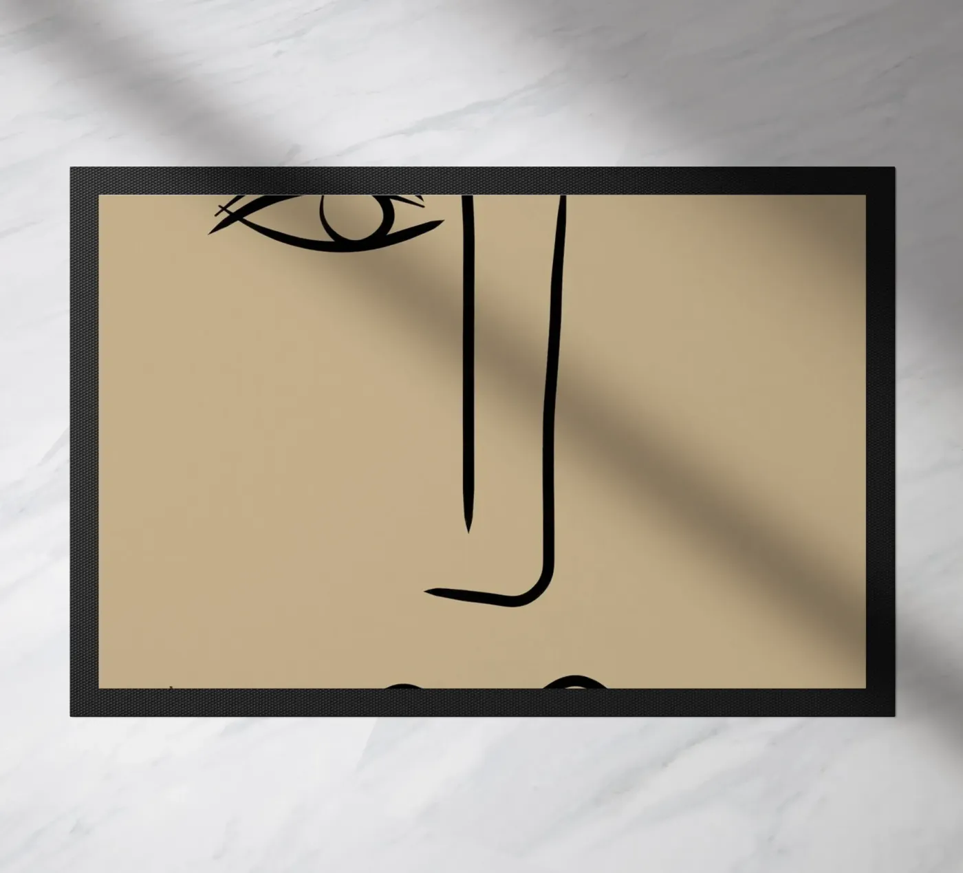 Abstract Joy deurmat van Mike Leymi