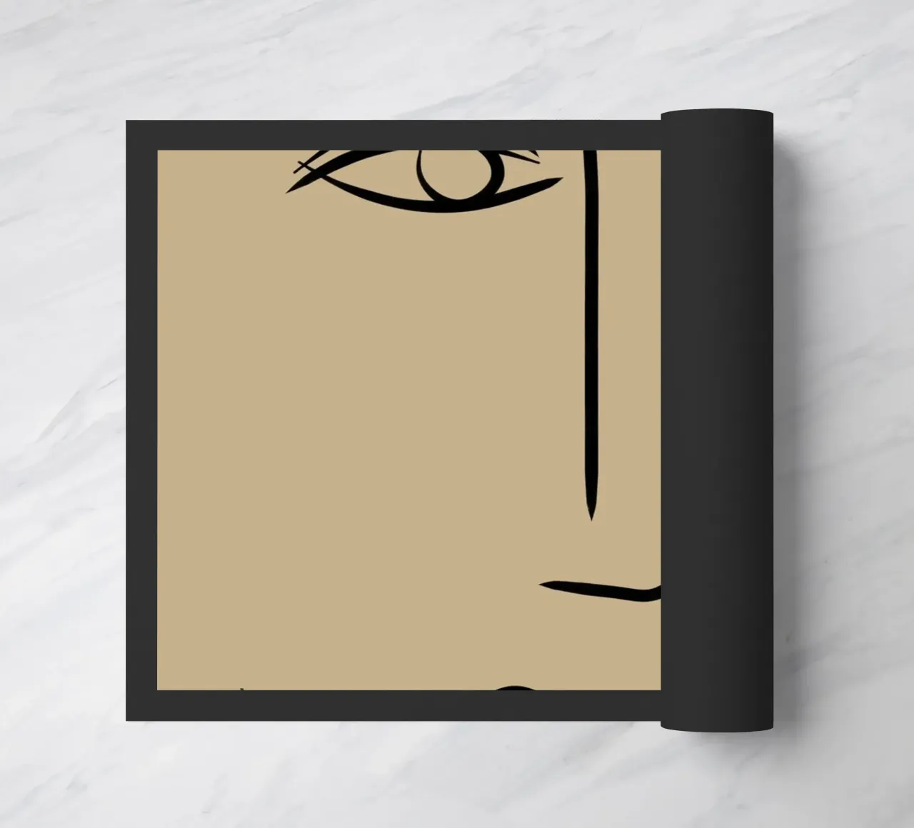 Abstract Joy deurmat van Mike Leymi