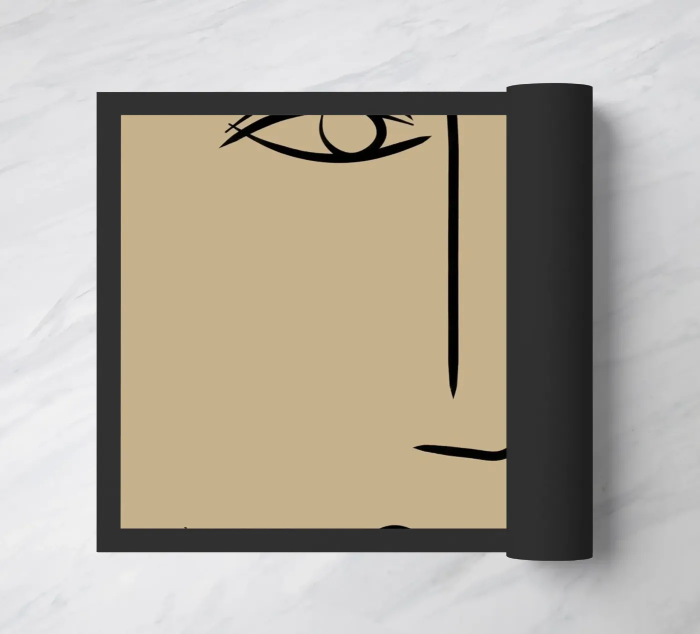 Abstract Joy deurmat van Mike Leymi