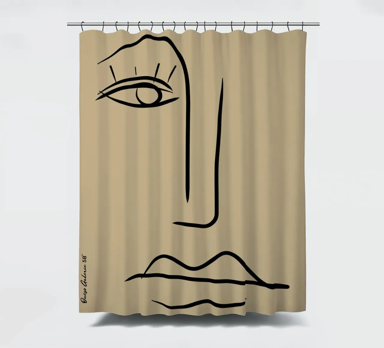 Abstract Joy tenda da doccia da Mike Leymi