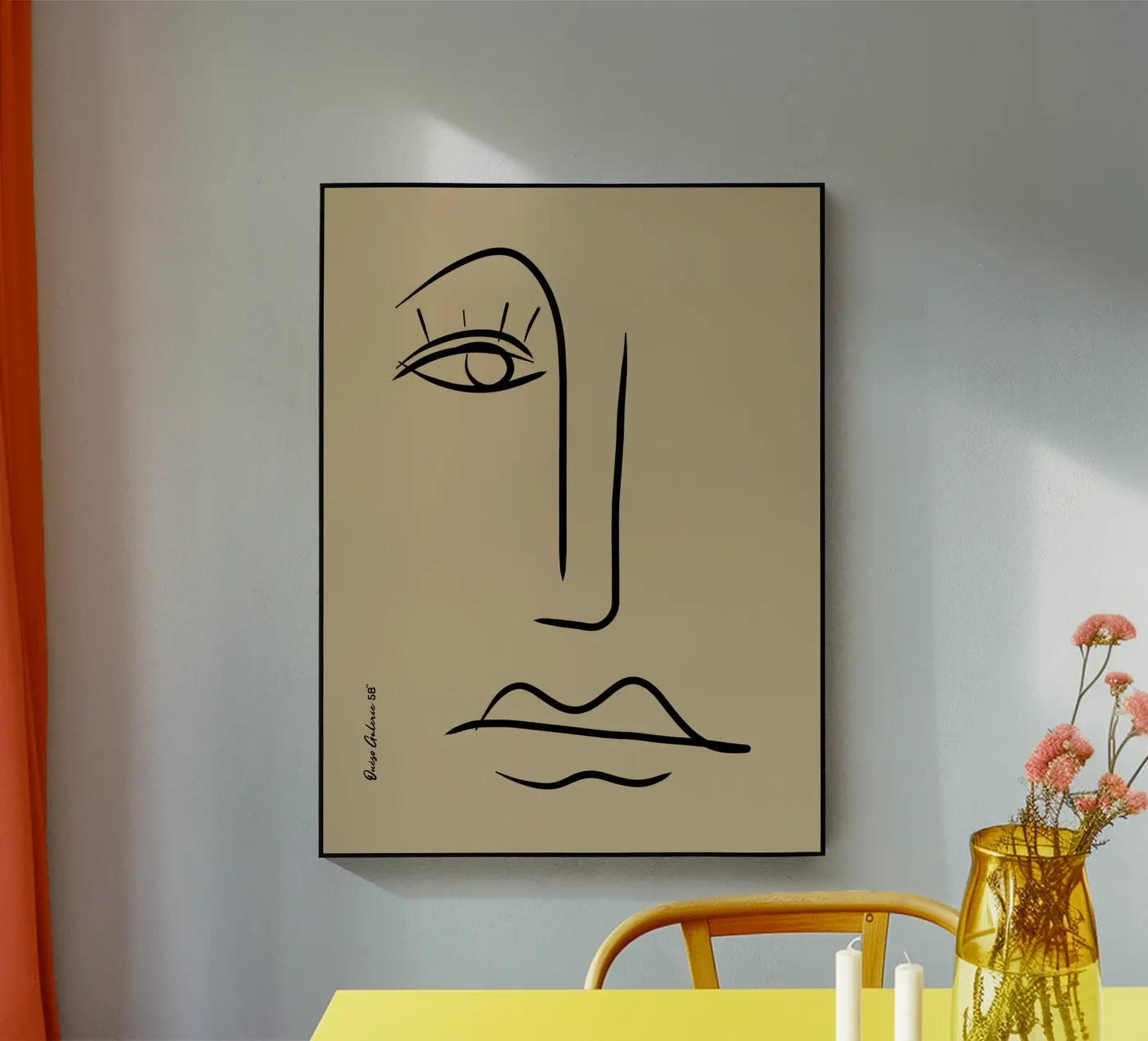 Abstract Joy acryl van Mike Leymi