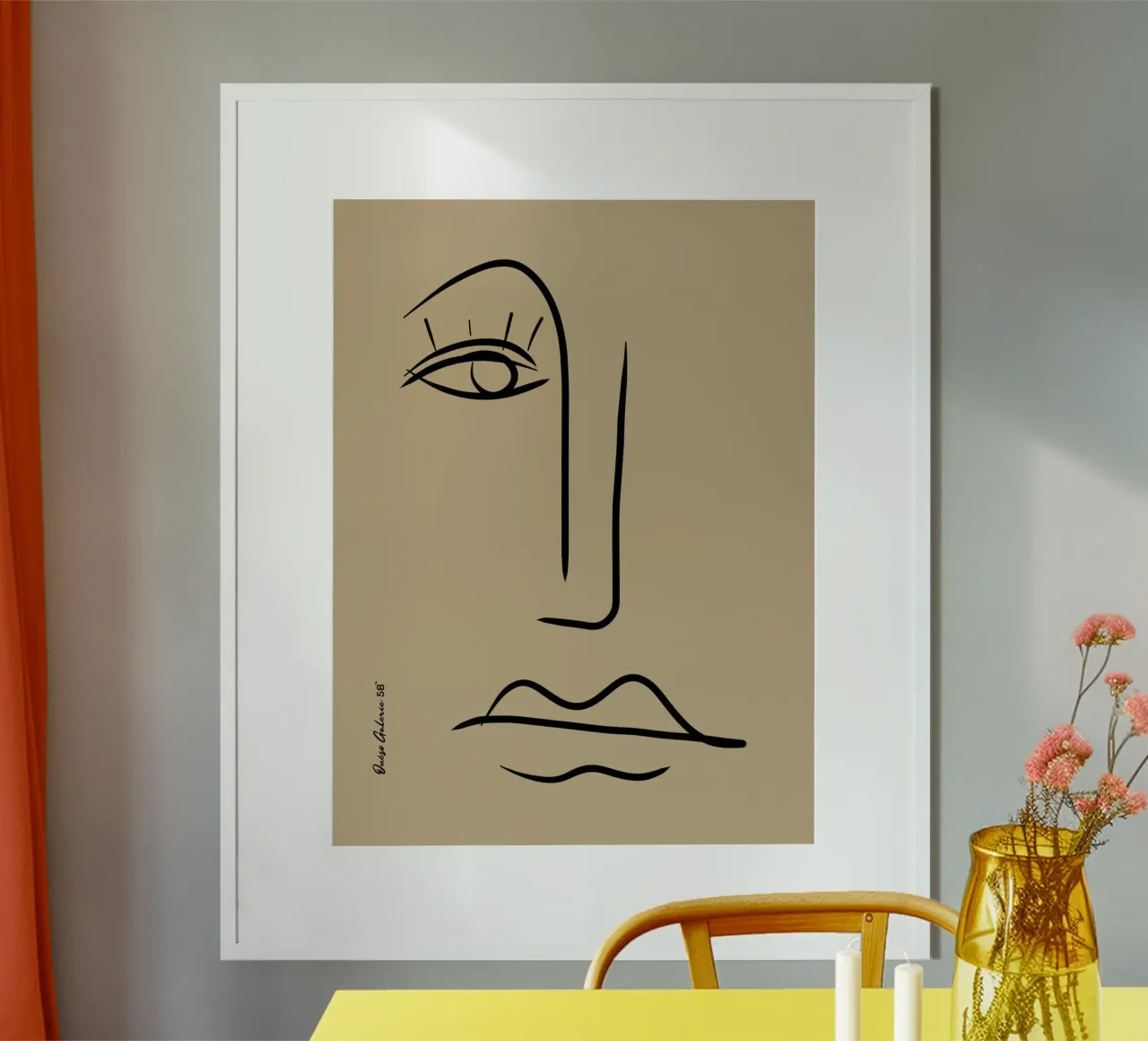 Abstract Joy poster da Mike Leymi