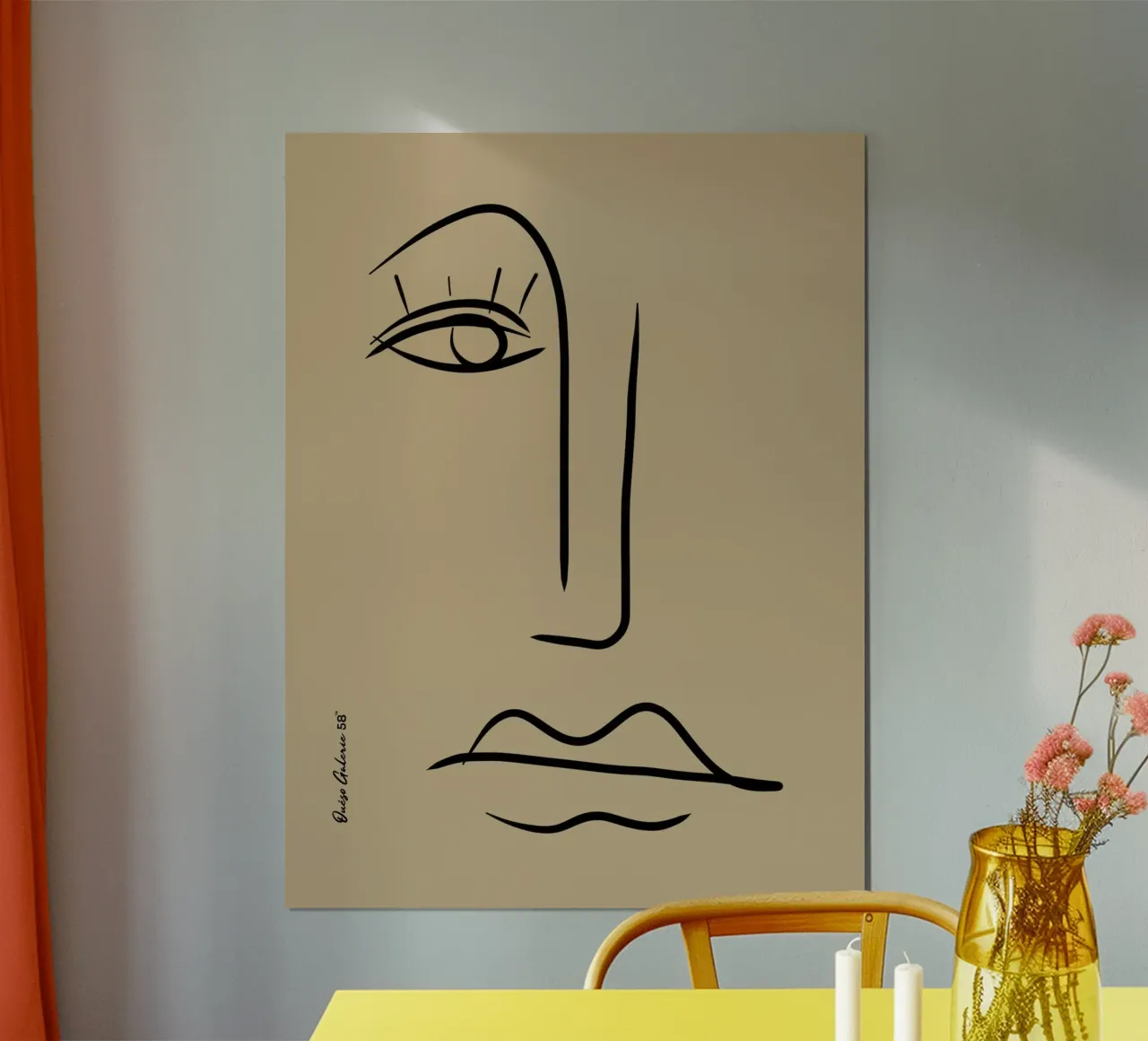 Abstract Joy poster da Mike Leymi