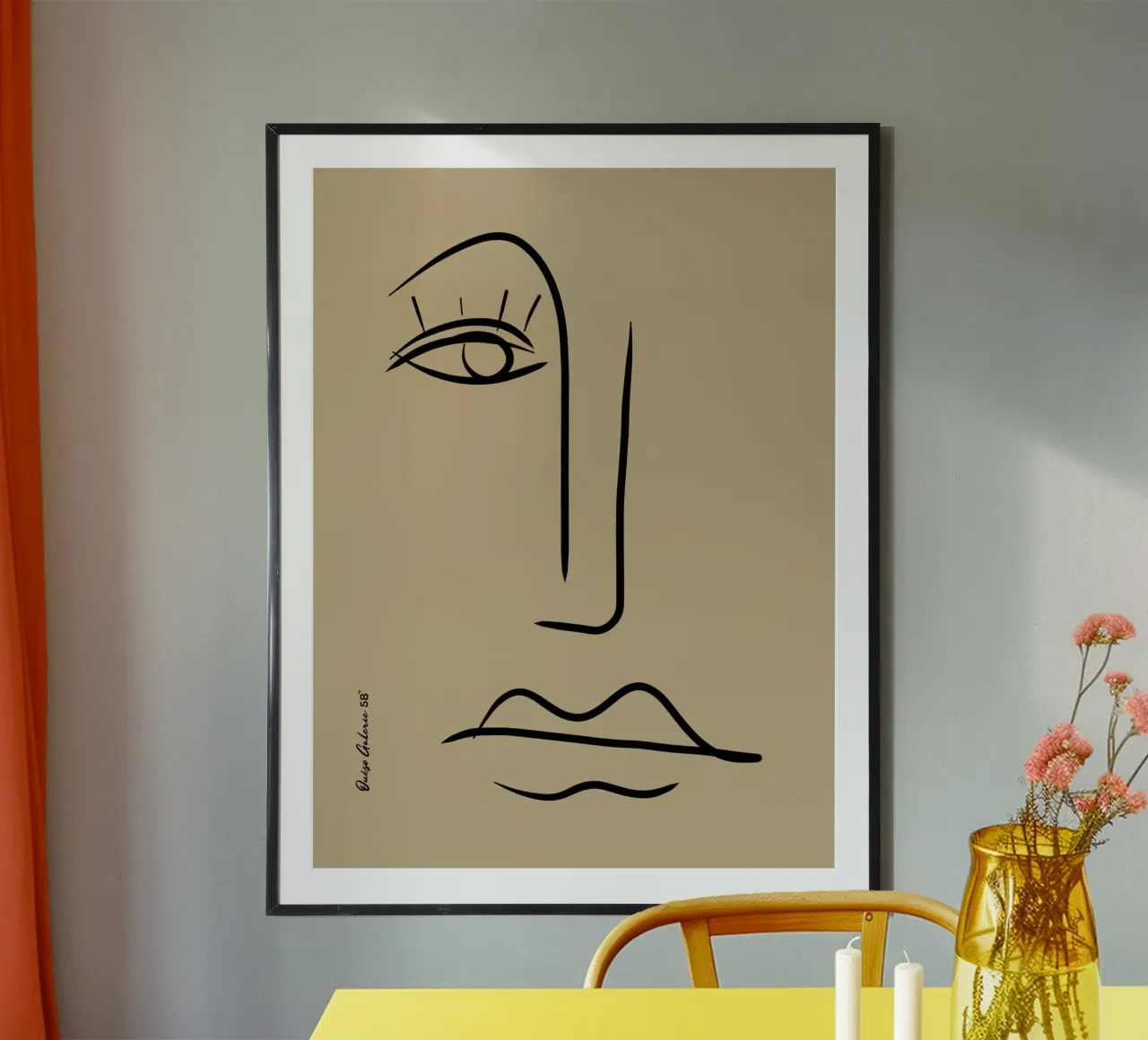 Abstract Joy poster da Mike Leymi