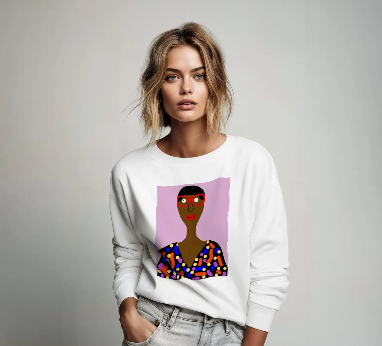 Afro Euphoria felpa da Mathudace Créas