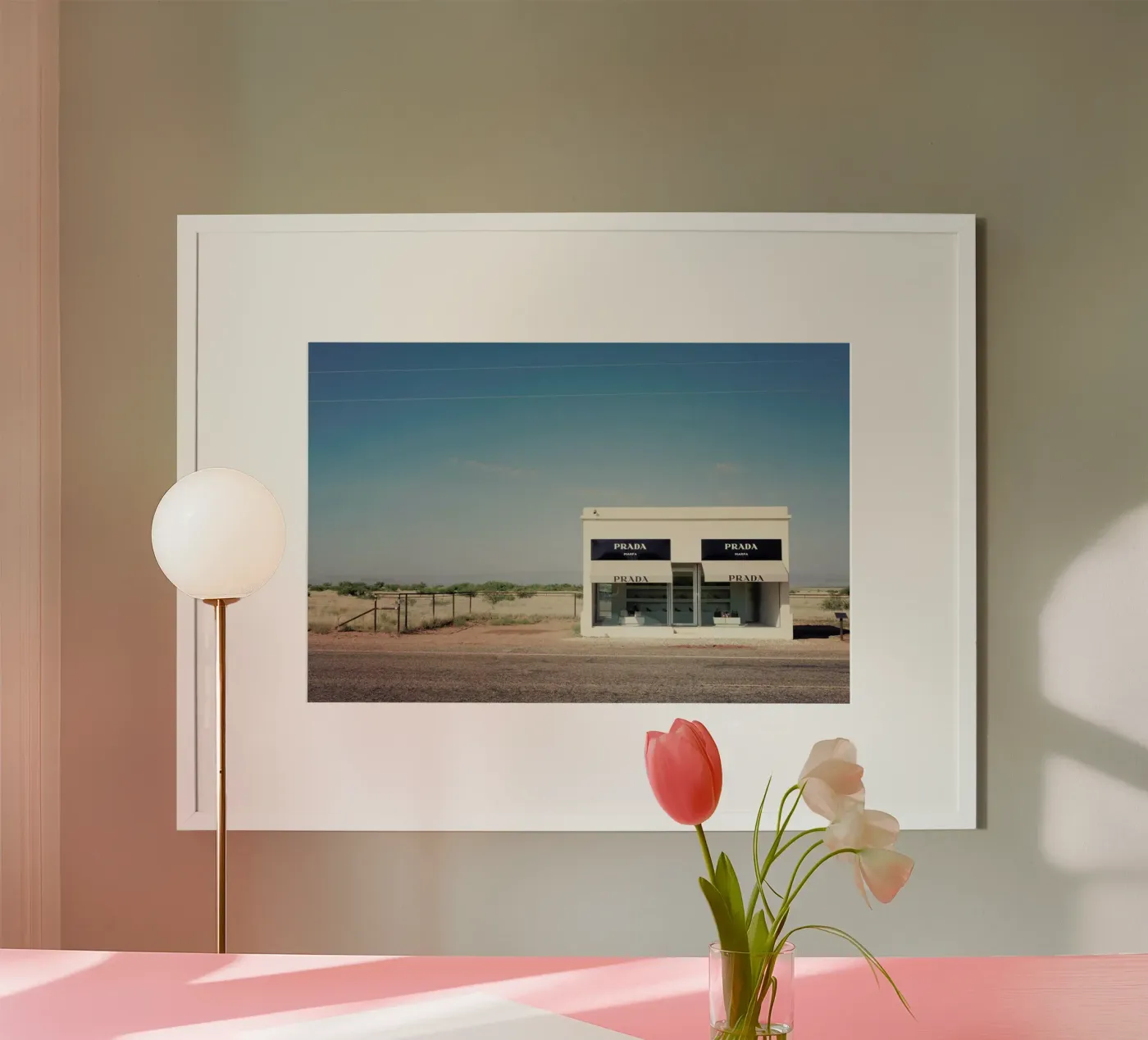 Prada Marfa poster van Catherine McDonald