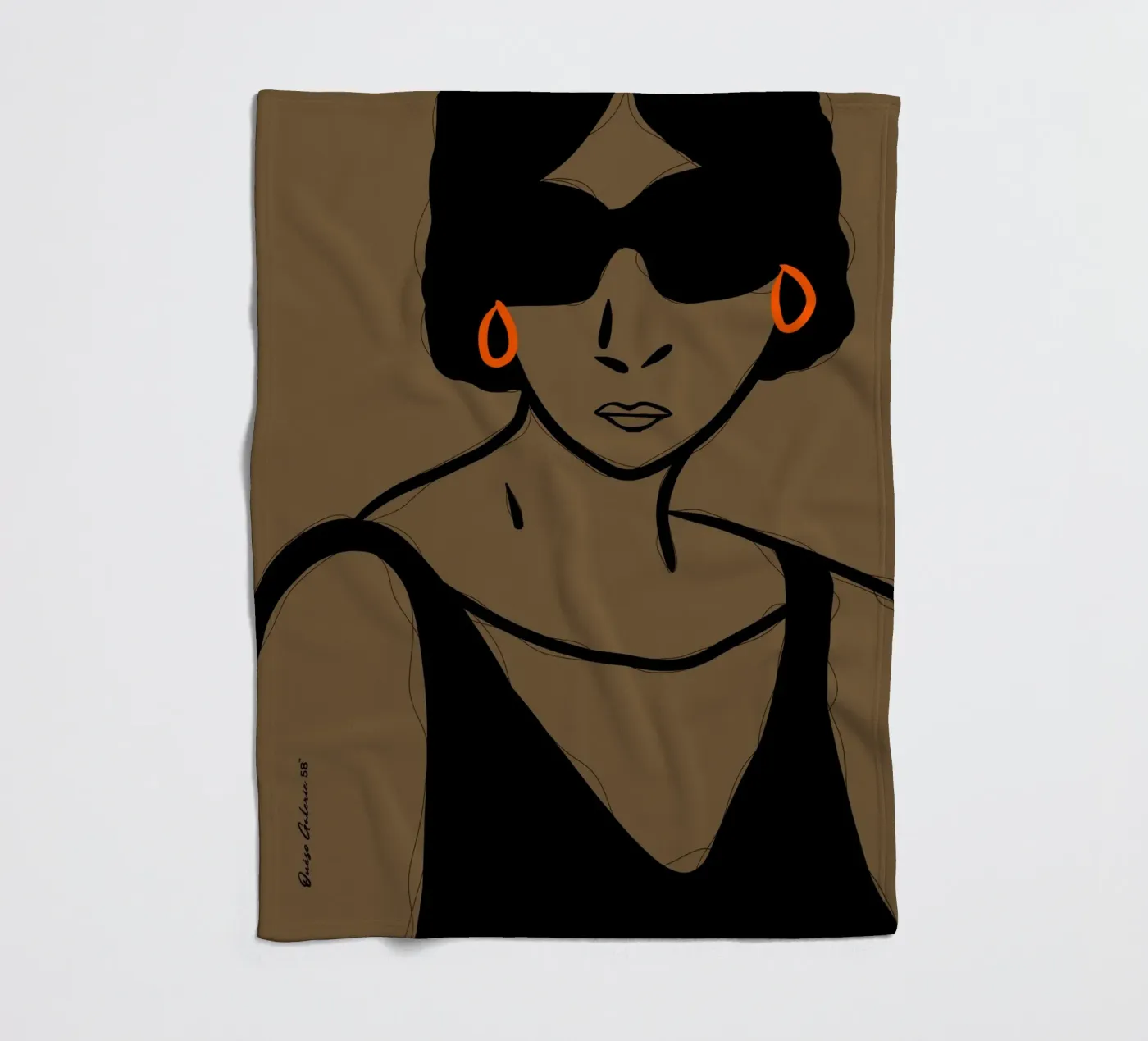 Gentle Forms fleece blanket by Mike Leymi