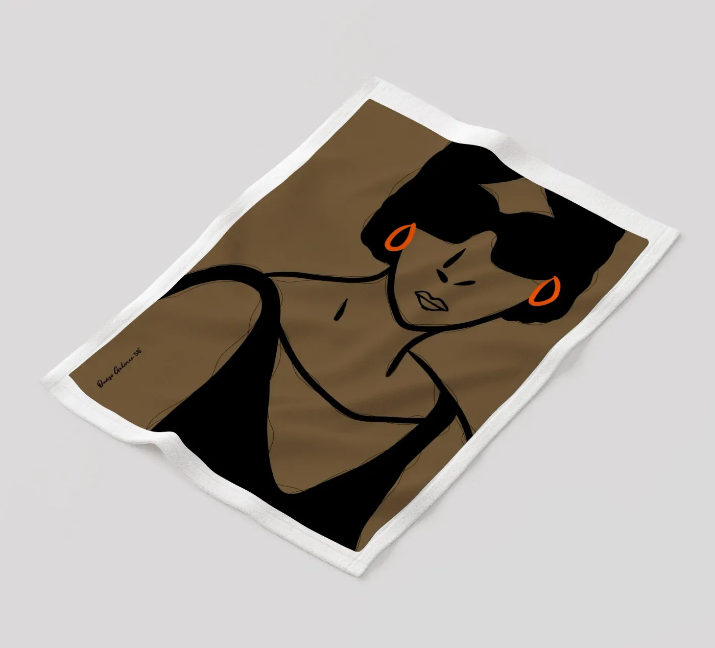 Gentle Forms fleece blanket by Mike Leymi