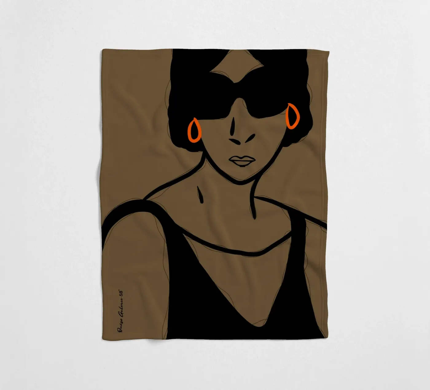 Gentle Forms fleece blanket by Mike Leymi