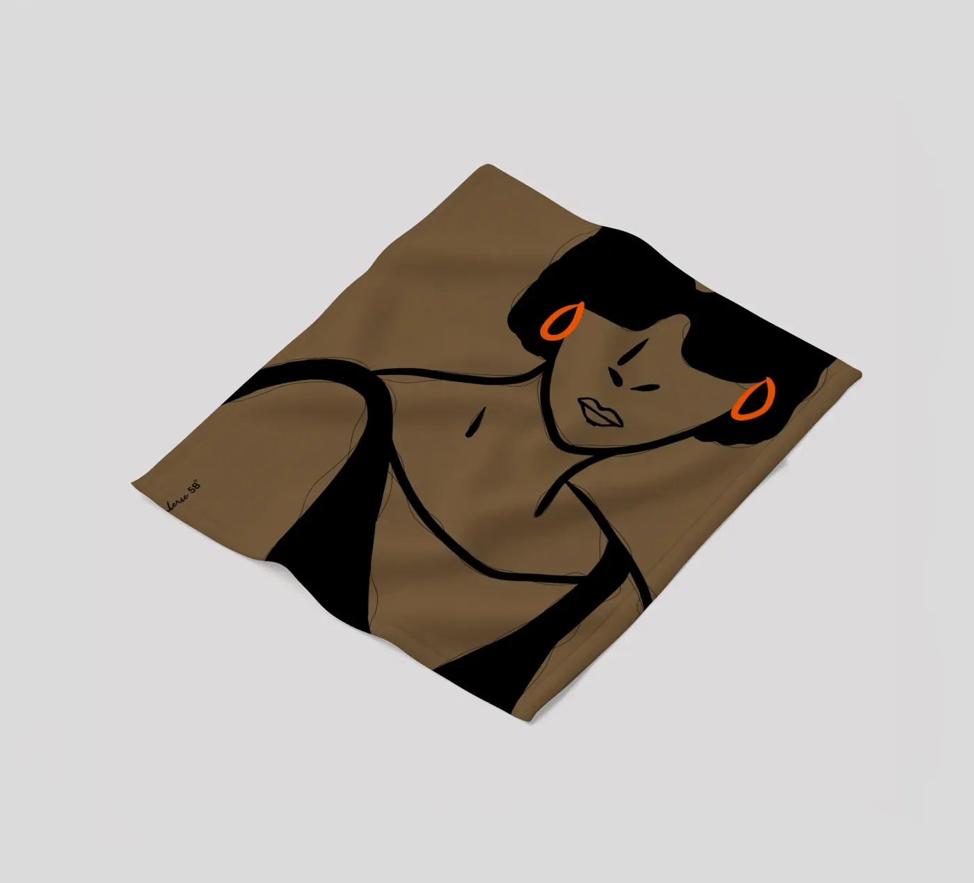 Gentle Forms fleece blanket by Mike Leymi