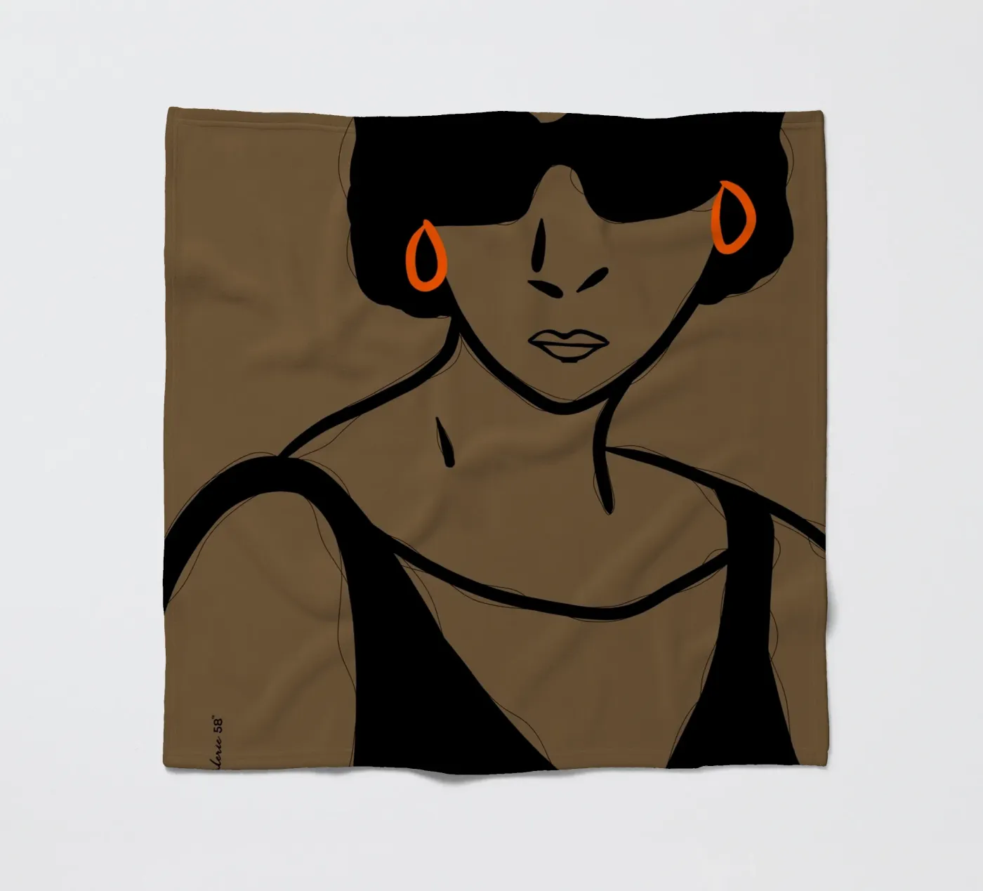 Gentle Forms fleece blanket by Mike Leymi