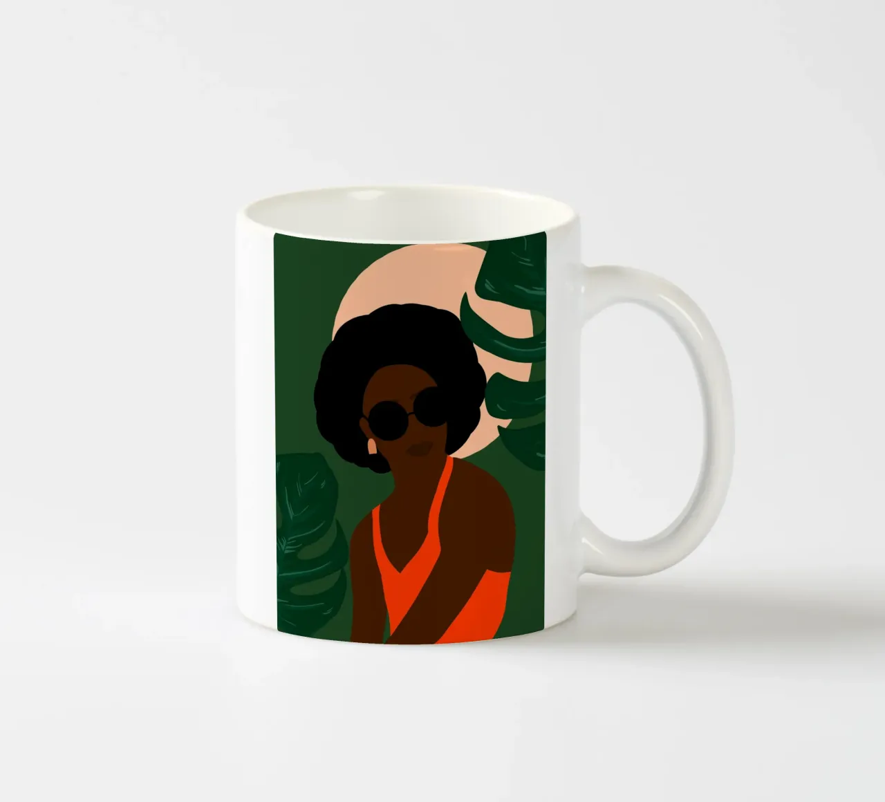 Afro serenity tazza in ceramica da Mathudace Créas