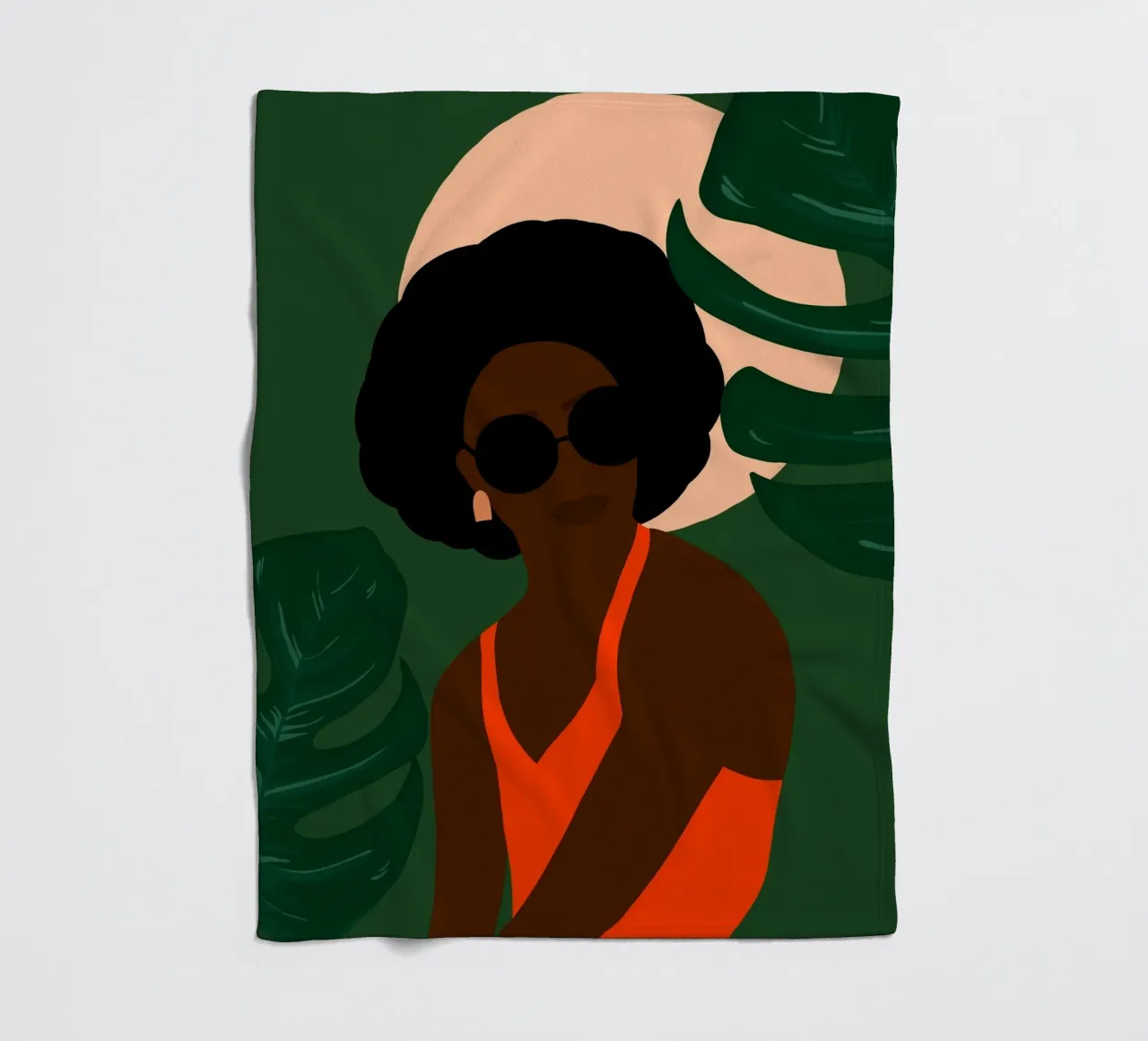 Afro serenity coperta in pile da Mathudace Créas