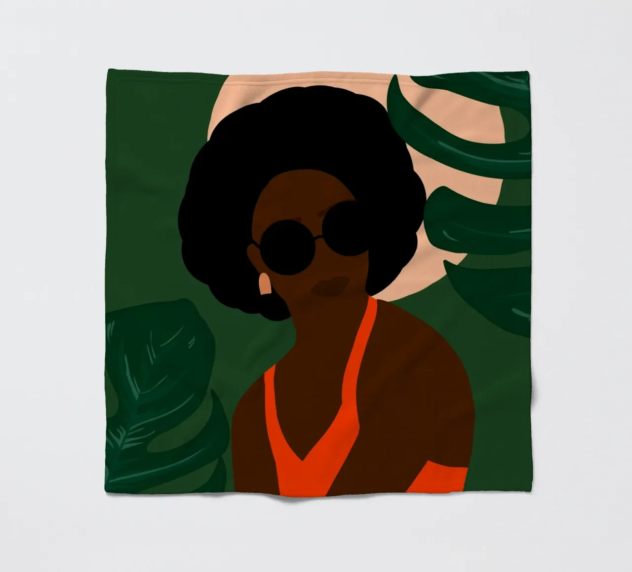 Afro serenity coperta in pile da Mathudace Créas
