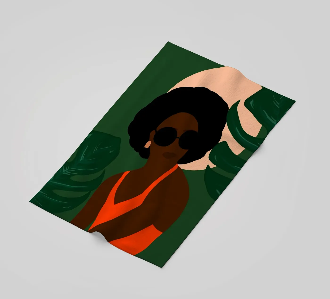 Afro serenity telo mare da Mathudace Créas