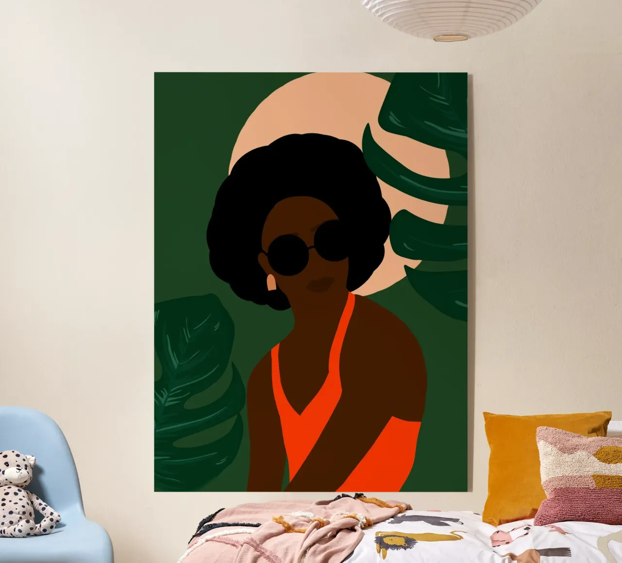 Afro serenity plexiglass da Mathudace Créas