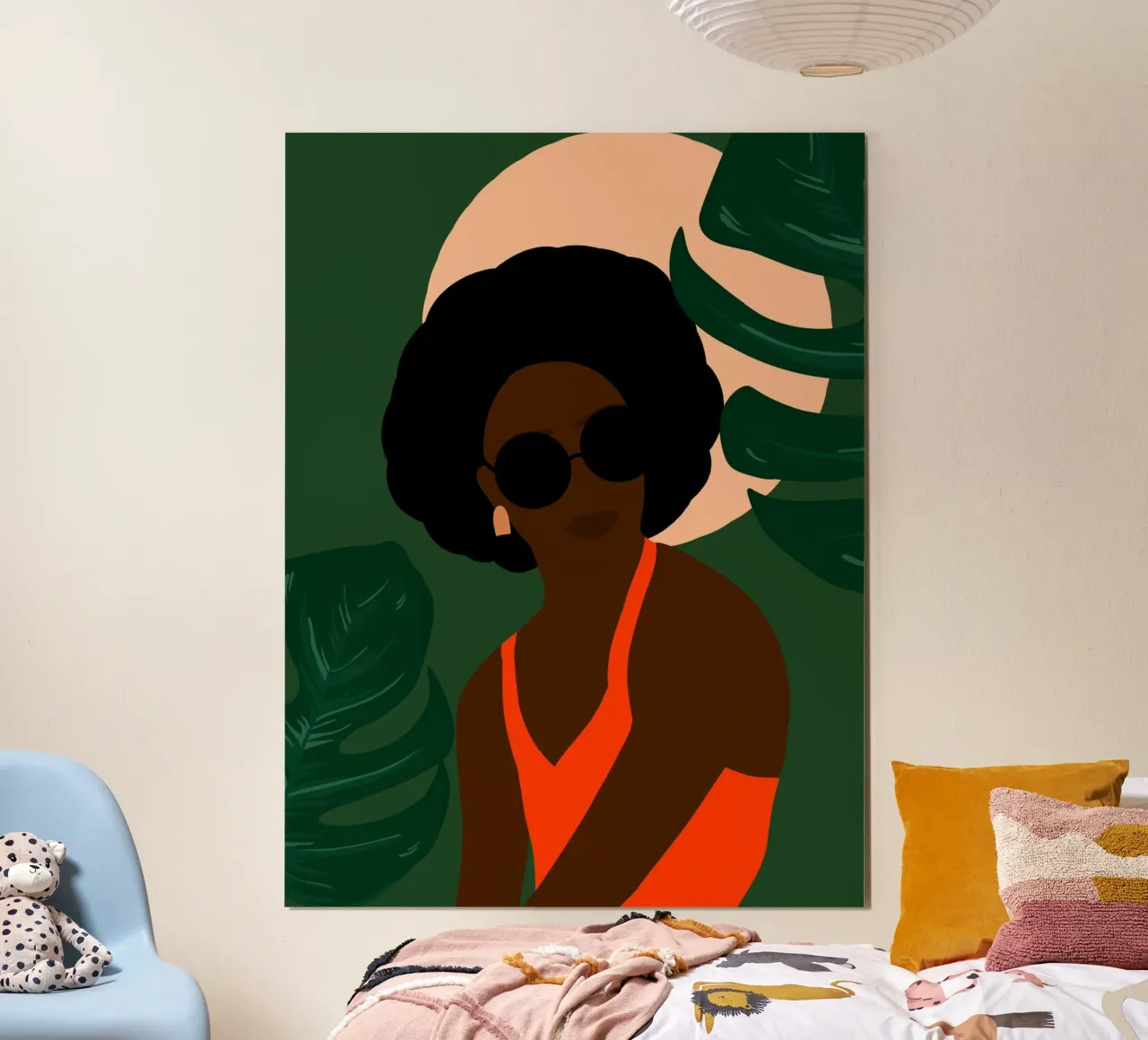 Afro serenity poster de Mathudace Créas